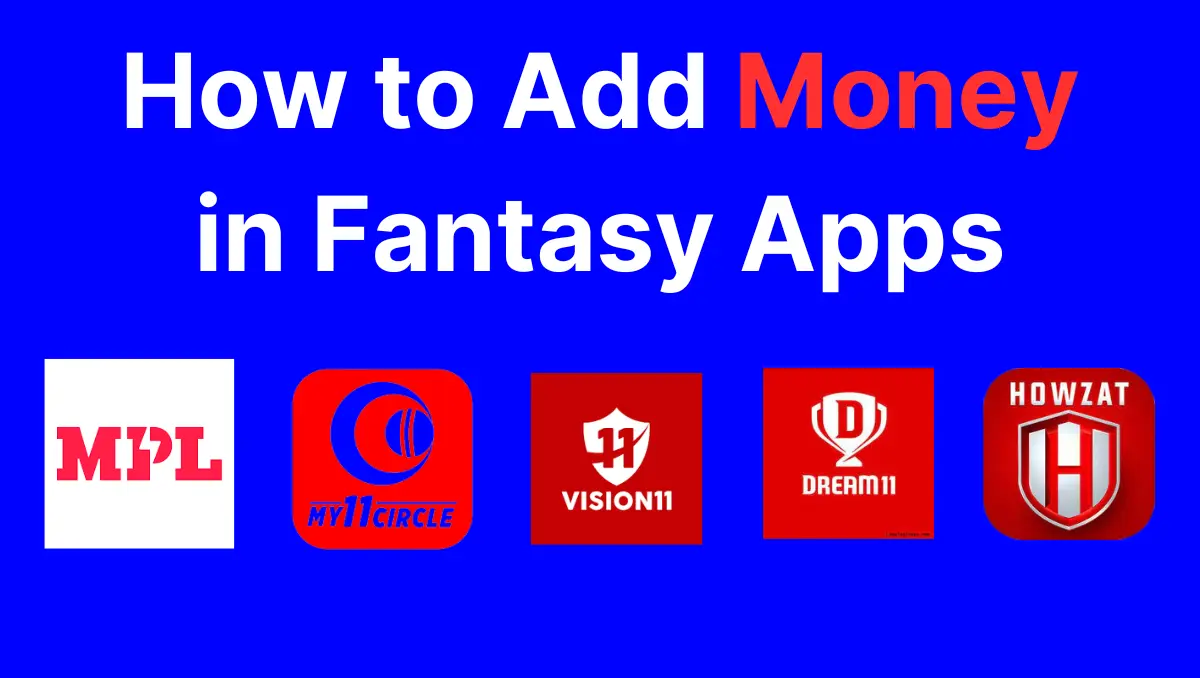 How to Add Money in Fantasy Apps